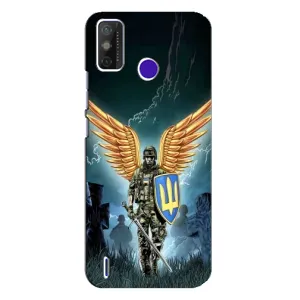 Патриотический Чехол для TECNO Spark Power 2 (LC8) (ЗСУ з крильями)