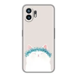Чохол на тематику: Коти для TECNO Spark Slim (Білий котик)