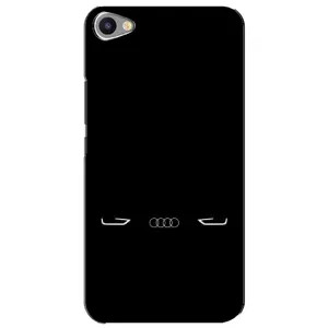 Силиконовый бампер с картинкой машины на Meizu U20 (Силует Audi)