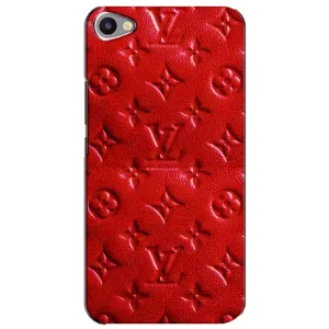 Текстурный Чехол Louis Vuitton для Мейзу Ю20 (Красный ЛВ)