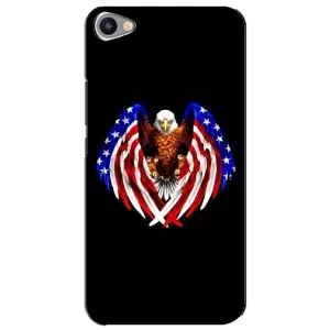 Чехол Флаг USA для Meizu U20 (Крылья США)