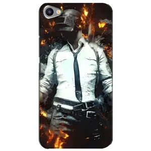 Силиконовый чехол с картинкой "Герой Pubg" на Meizu U20 (Man Пубг)
