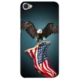 Чехол Флаг USA для Meizu U20 (Орел и флаг)