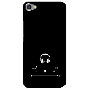 Чехол с картинками на черном фоне для Meizu U20 (Плеер)