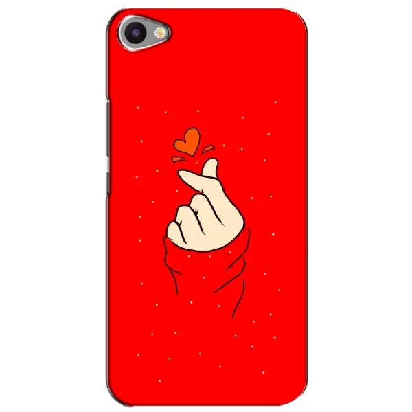 Чехол с рисунком «Сердце на красном» для Meizu U20 Чехол с рисунком «Сердце на красном» для Meizu U20