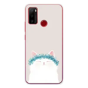 Чехол на тематику: Коты для Ulefone Note 10 (Белый котик)