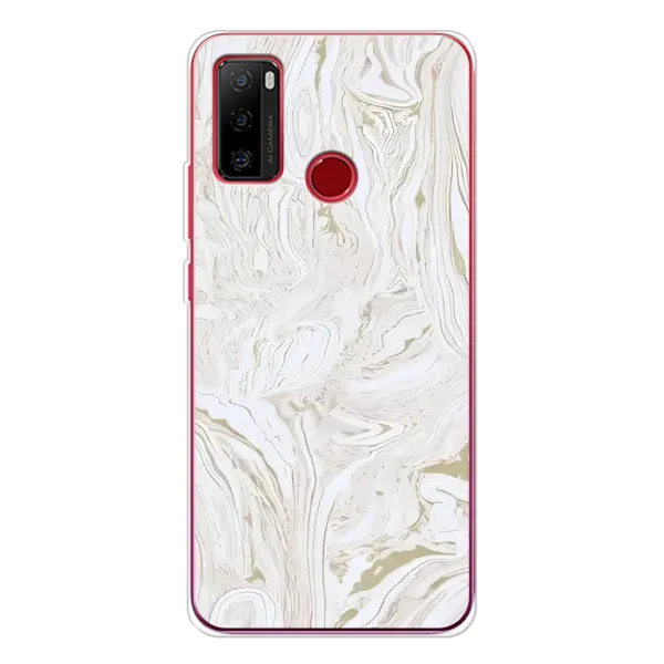 Чехол с рисунком «белый мрамор» для Ulefone Note 10