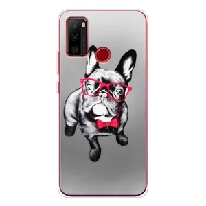 Чохол (ТПУ) Милі песики для Ulefone Note 10 (Бульдог в окулярах)
