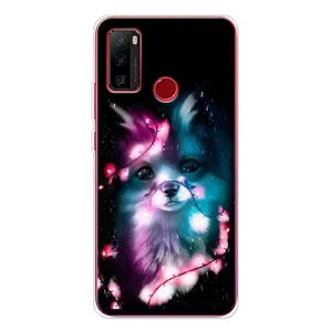Чехол с Лисичкой для Ulefone Note 10 (Черная Лиса)
