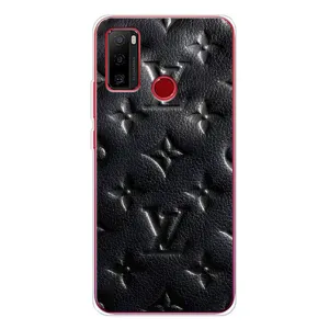 Текстурный Чехол Louis Vuitton для Ноте 10 (Черный ЛВ)