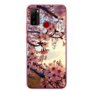 Чехол с принтом САКУРЫ на Ulefone Note 10 (Цветущая сакура)