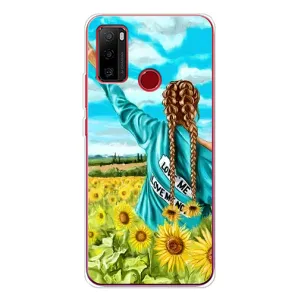 Чехол Стильные девушки на Ulefone Note 10 (Девушка на поле)