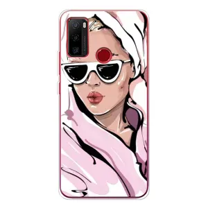Чехол с картинкой Модные Девчонки Ulefone Note 10 (Девушка в халате)