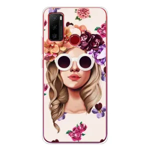 Чехол с картинкой Модные Девчонки Ulefone Note 10 (Девушка в очках)