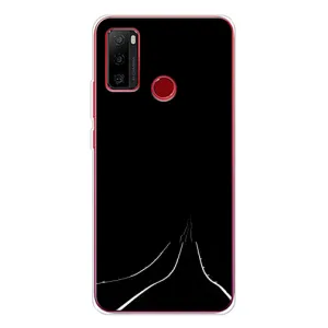 Чехол с картинками на черном фоне для Ulefone Note 10 (Дорога)