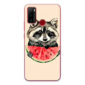 Силиконовый Чехол с Енотами на Ulefone Note 10 (Енот)