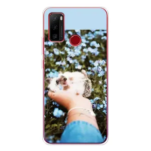 Чехлы с изображением разных животных для Ulefone Note 10 (Ежик на руках)