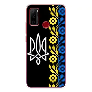 Силиконовый Чехол на Ulefone Note 10 (Герб и вышыванка)
