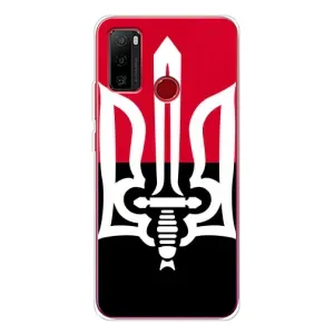 Чехлы УПА (Красно-Чёрный) на Ulefone Note 10 (Герб Украины)