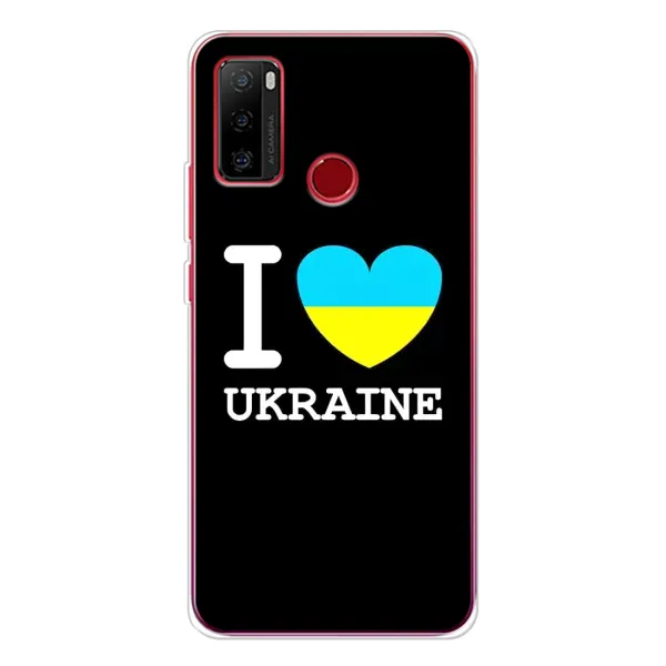 Чехол с рисунком «I Love Ukraine» для Ulefone Note 10 Чехол с рисунком «I Love Ukraine» для Ulefone Note 10