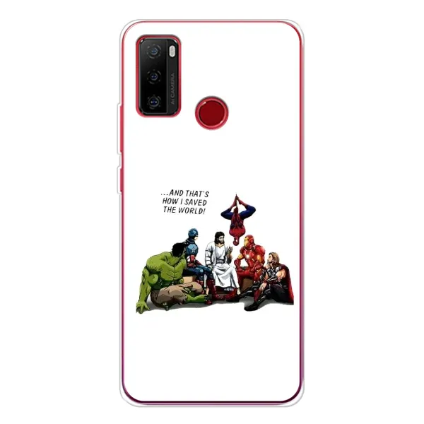 Чехол с рисунком «Иисус супергерой» для Ulefone Note 10