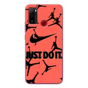 Силиконовый Чехол Nike Air Jordan на Ноте 10 (Just Do It)