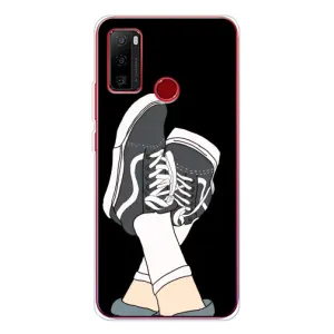 Чехол с Прикольным принтом на Ulefone Note 10 (Кеды)