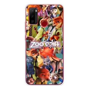 Силіконовий чохол з принтом Зоотрополіс для Ulefone Note 10 (Колаж героїв)