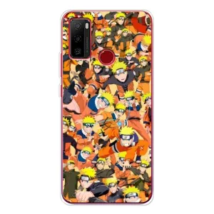 Чехлы с принтом Наруто на Ulefone Note 10 (Коллаж Наруто)