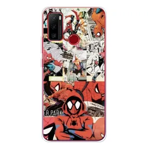 Чехол Супергерой Человека Паука на Ulefone Note 10 (Комикс Паука)