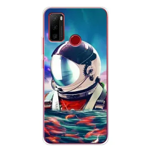 Силіконовый Чохол з принтом "Космонавти" на Ulefone Note 10 (Космонавт у воді)