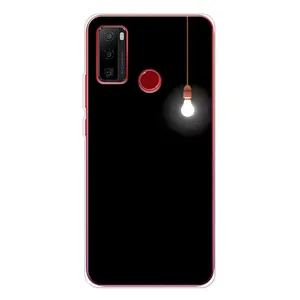 Чехол с картинками на черном фоне для Ulefone Note 10 (Лампочка)