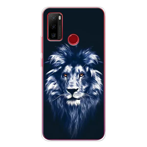 Чехол с рисунком «Лев - синий» для Ulefone Note 10 Чехол с рисунком «Лев - синий» для Ulefone Note 10