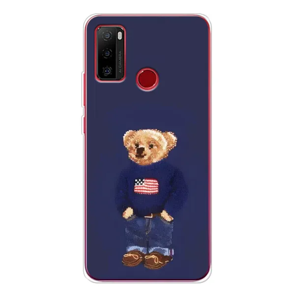 Чехол с рисунком «Мишка USA» для Ulefone Note 10