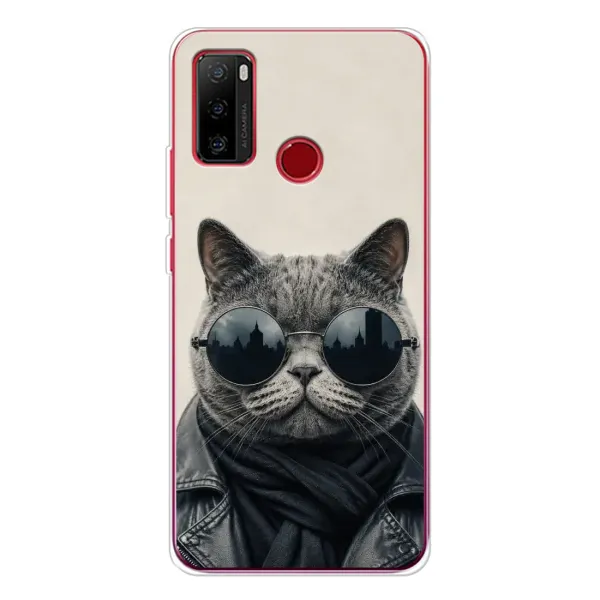 Чехол с рисунком «Модный кот» для Ulefone Note 10 Чехол с рисунком «Модный кот» для Ulefone Note 10