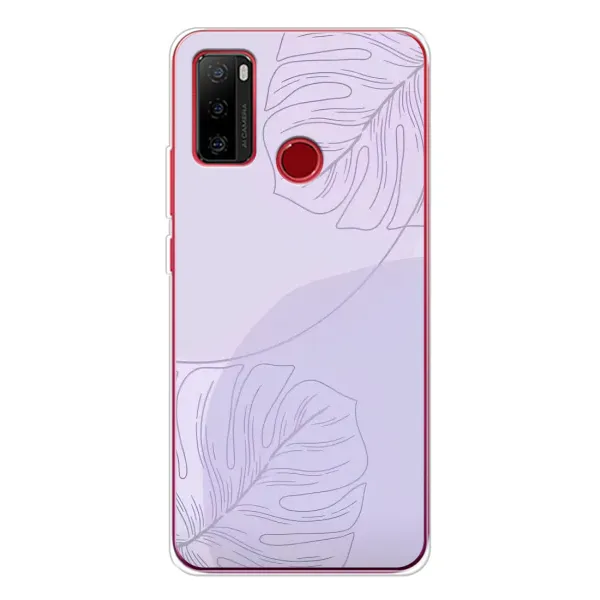 Чехол с рисунком «Монстера фиолетовая» для Ulefone Note 10 Чехол с рисунком «Монстера фиолетовая» для Ulefone Note 10