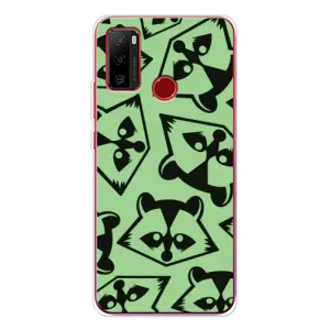 Силиконовый Чехол с Енотами на Ulefone Note 10 (Мордочки Енота)