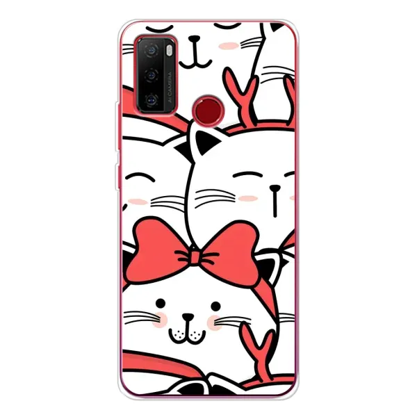 Чохол з малюнком «Новорічні котики» для Ulefone Note 10 Чохол з малюнком «Новорічні котики» для Ulefone Note 10