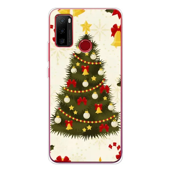 Чехол с рисунком «Новогодний принт» для Ulefone Note 10