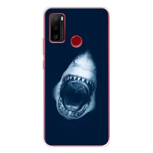 Силиконовый бампер с картинкой животных для Ulefone Note 10