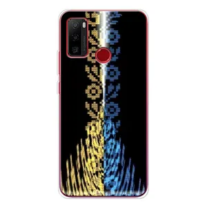 Силиконовый Чехол на Ulefone Note 10 (Патриотическая вышиванка)