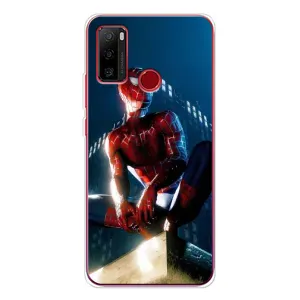 Чехол Супергерой Человека Паука на Ulefone Note 10 (Паук на доме)