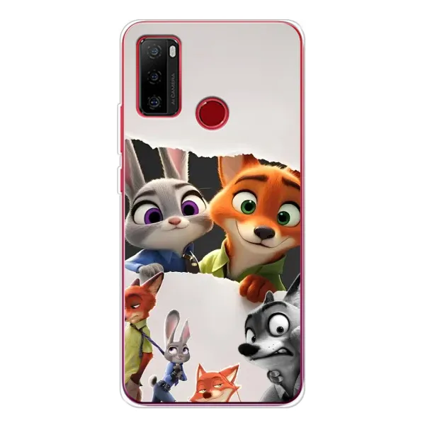 Чохол з малюнком «Персонажі Зоо» для Ulefone Note 10 Чохол з малюнком «Персонажі Зоо» для Ulefone Note 10