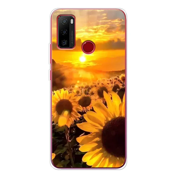 Чехол с рисунком «поле подсолнухов» для Ulefone Note 10