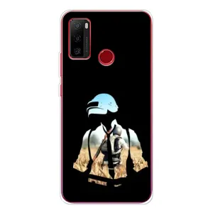 Силиконовый чехол с картинкой "Герой Pubg" на Ulefone Note 10 (Пубг мен)