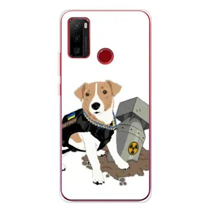 Чехол с принтом Собаки Патрон для Ulefone Note 10 (Пёс Патрон с ракетой)