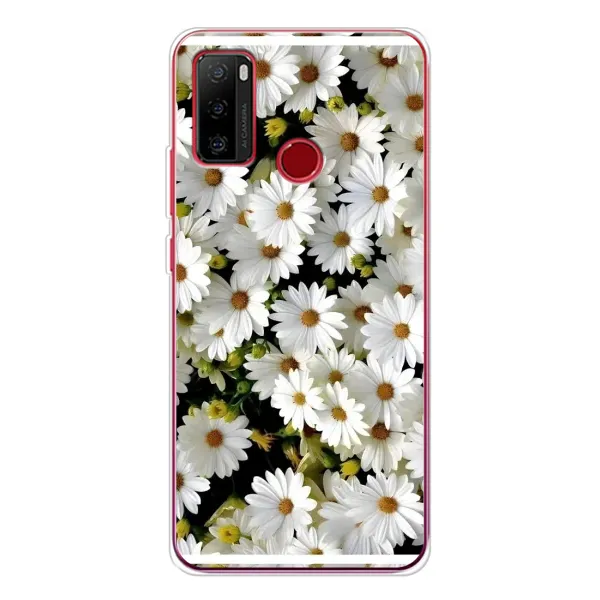 Чехол с рисунком «Рамка в ромашках» для Ulefone Note 10