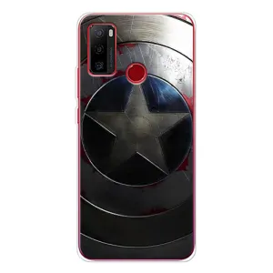 Чехол с Щитом Капитана Америки на Ulefone Note 10 (Ретро Щит Капитана)