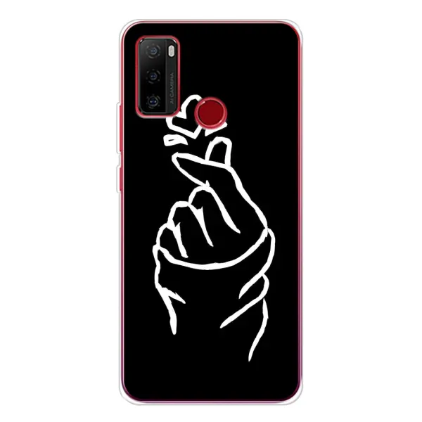 Чехол с рисунком «Сердце на черном» для Ulefone Note 10 Чехол с рисунком «Сердце на черном» для Ulefone Note 10