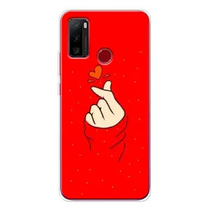 Чохол (Знак сердечка) для Ulefone Note 10 (Сердечко на червоному)